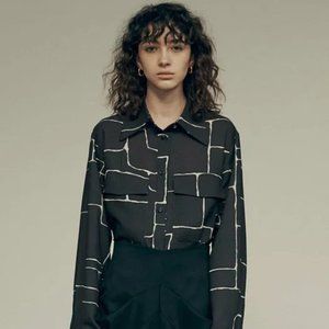 Low Classic Pintuck Shirt Print